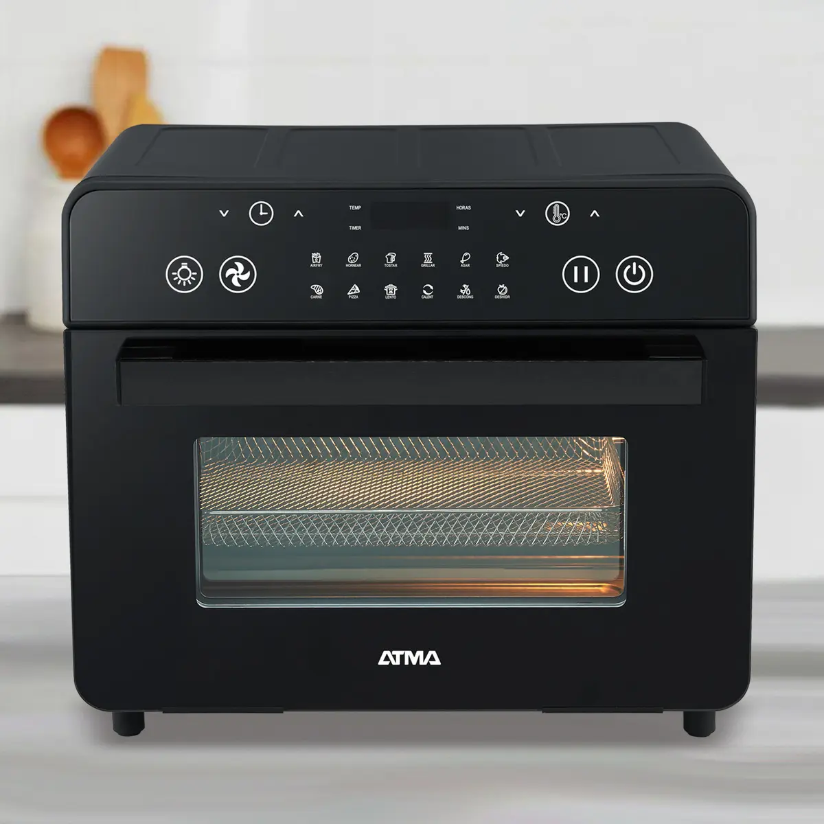 Horno Eléctrico Atma hgfab1725pi Grill con Freidora 