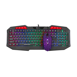 Kit Gamer Mouse Teclado Xtrike Me Mk-503 Luces Rgb Pc Usb