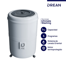 Lavarropa semiautomático Drean Mod.LRDR56SB